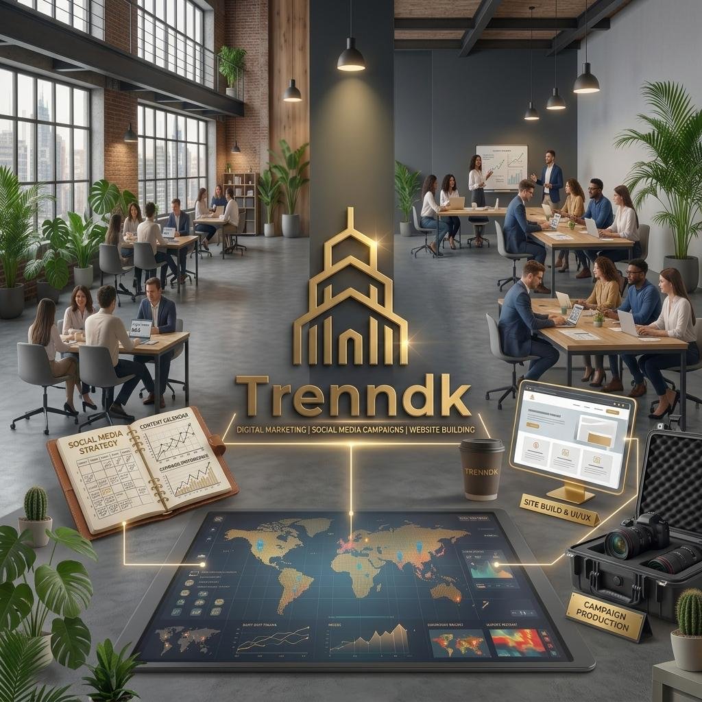 Trenndk شريكك الرقمي لبناء هويتك الرقمية بوست السوشيال ميديا