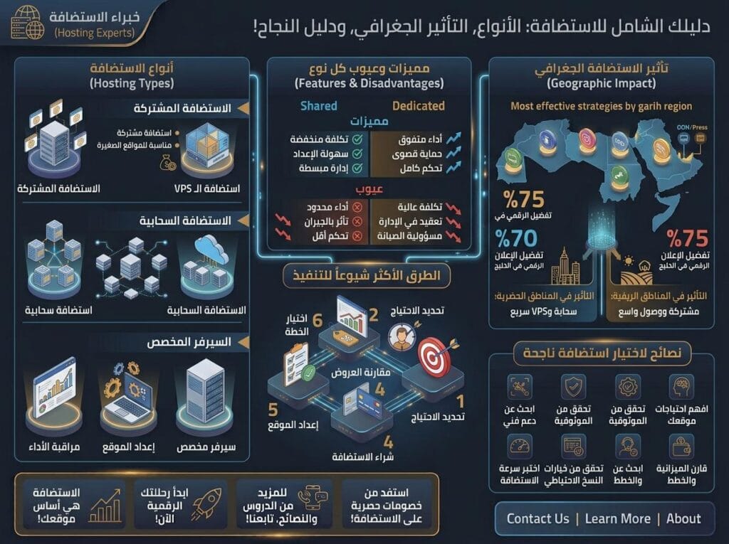 أين يسكن موقعك؟ قصة الاستضافة التي لا يخبرك بها أحد! مقالة الاستضافة