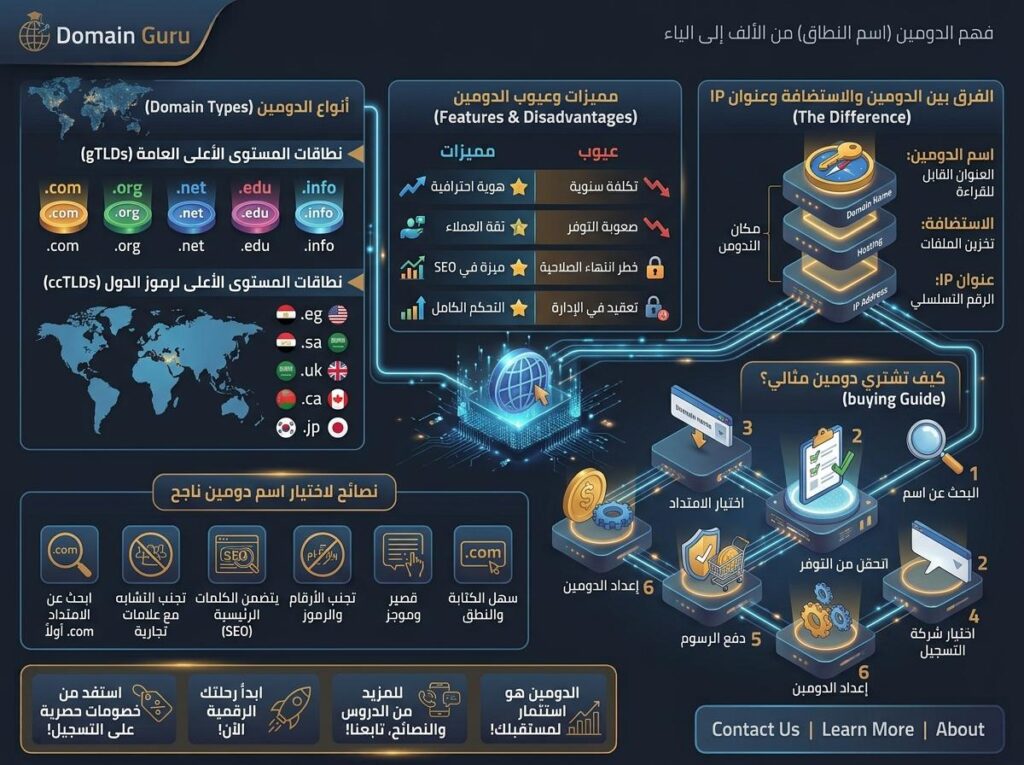 أنت تمتلك اسما، لكن هل تمتلك هوية؟ قصة الـ Domain التي لا يعرفها أحد مقالة الدومين